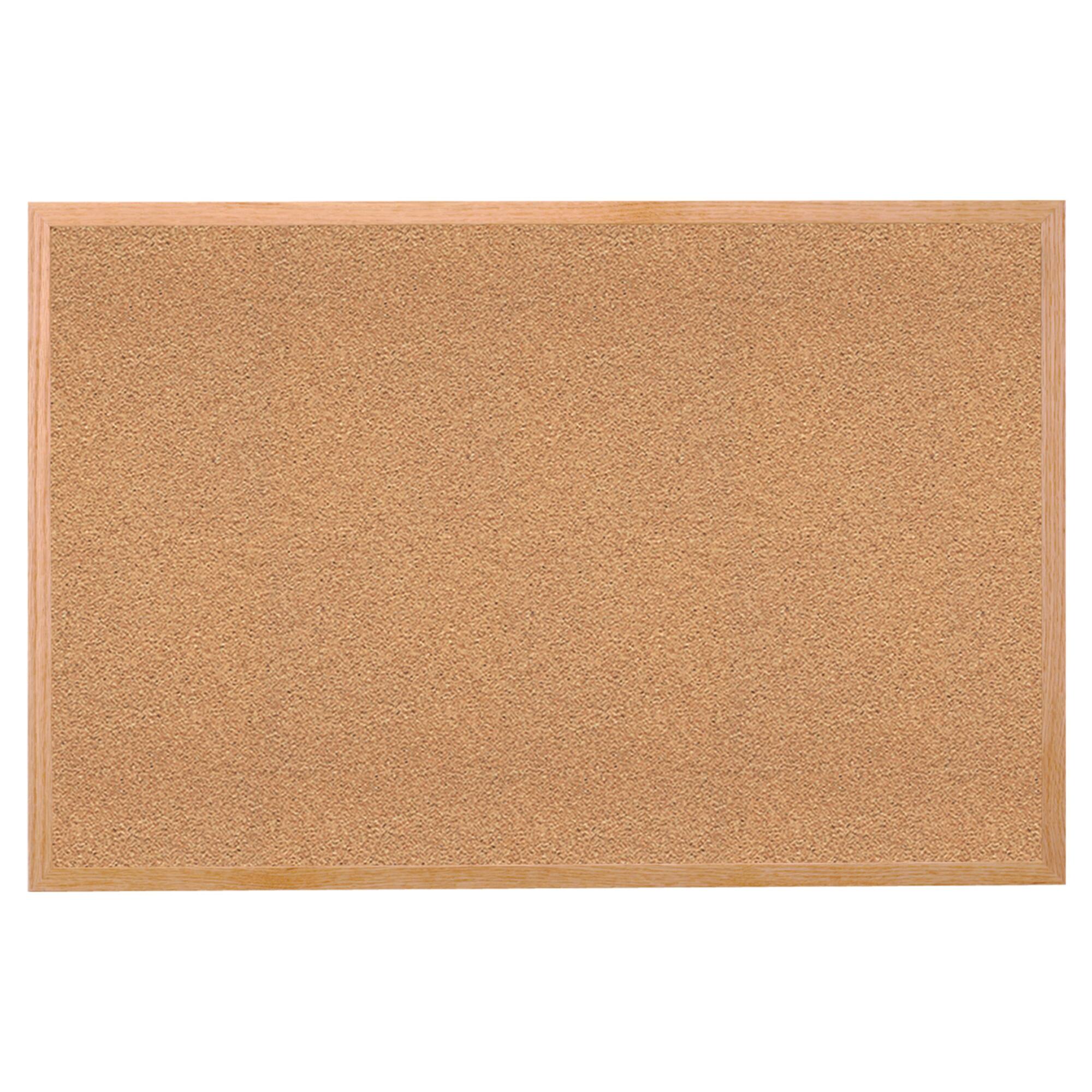 Ghent Wood Frame Natural Corkboard, 24" X 36"